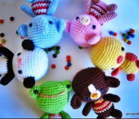 pdf little friends amigurumi crochet pattern-luulla