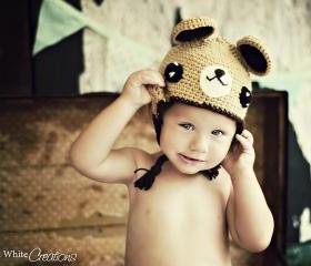 pdf bear crochet hat pattern-luulla
