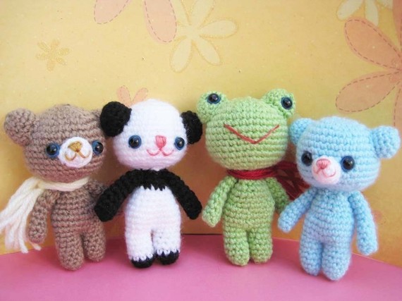 pdf brownie and his friens amigurumi crochet pattern-luulla