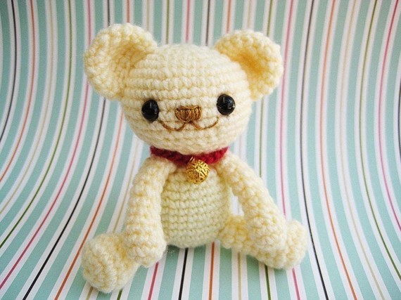 pdf teddy bear milo amigurumi crochet pattern-luulla