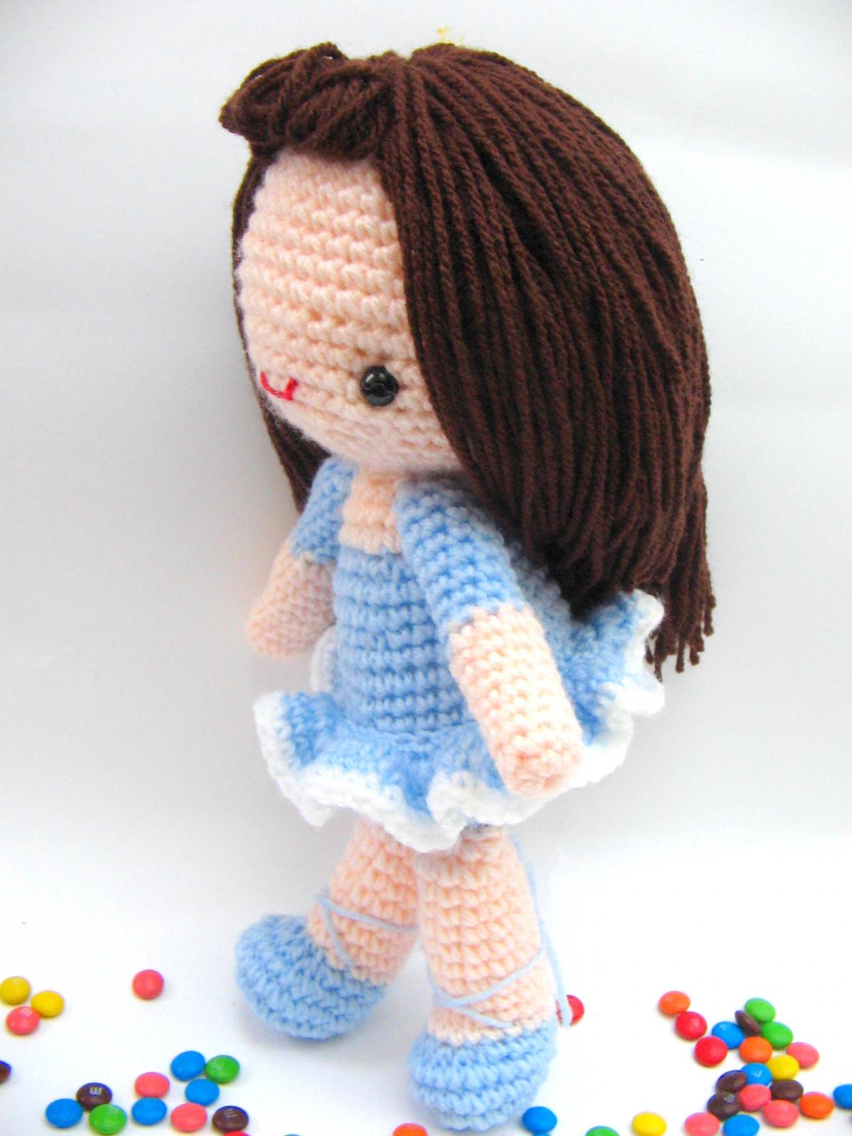 pdf bella ballerena girl amigurumi crochet pattern-luulla