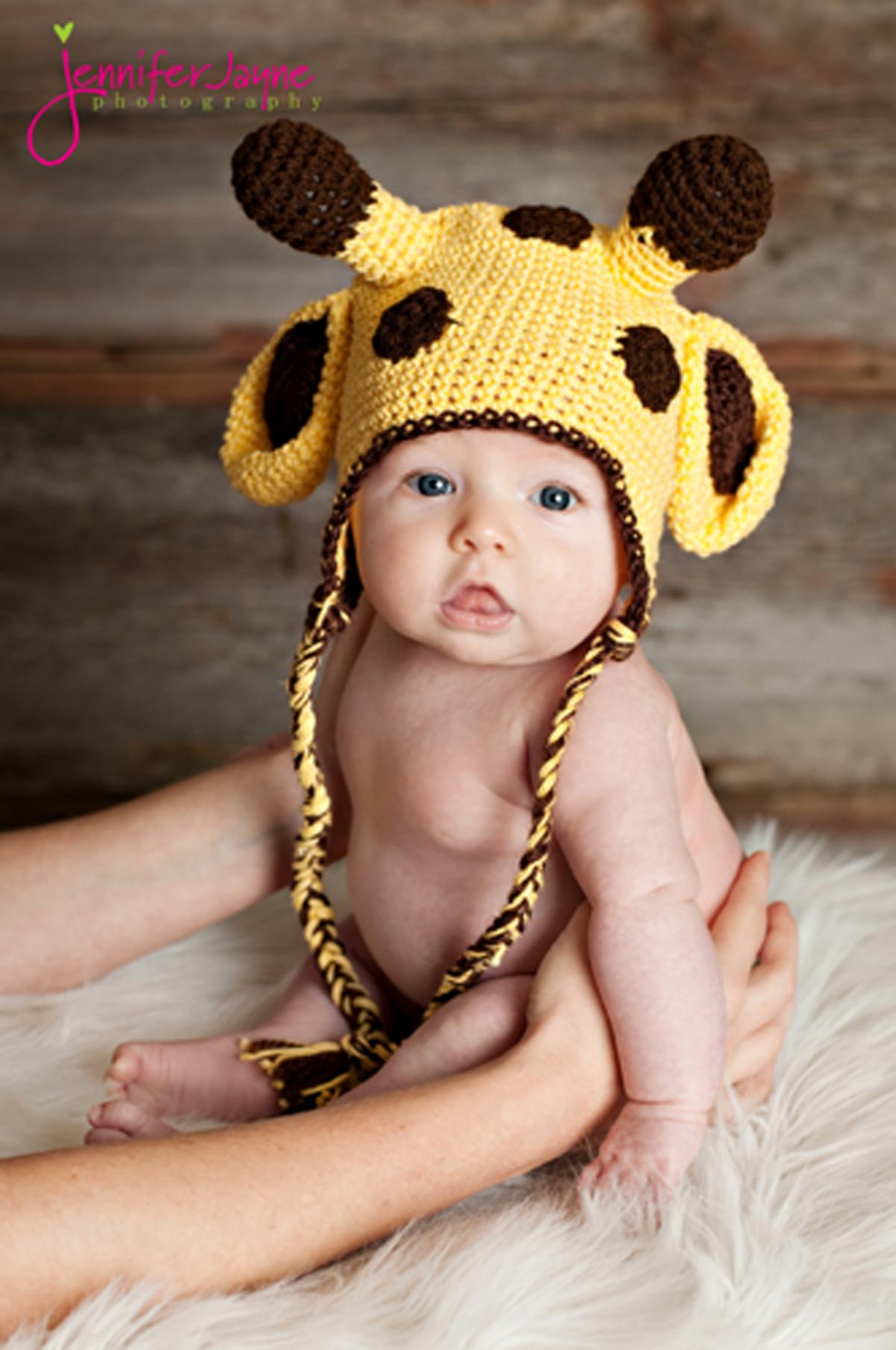 pdf giraffe crochet hat pattern 0-3 month only-luulla