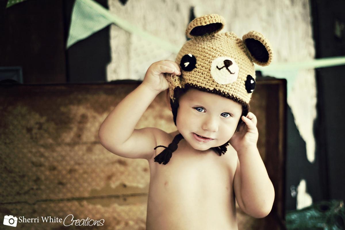pdf bear crochet hat pattern-luulla