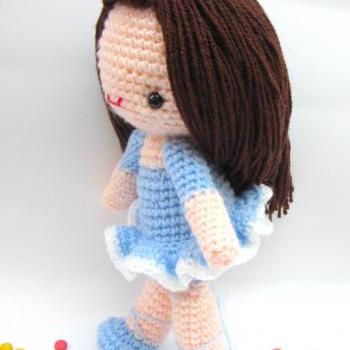 pdf bella ballerena girl amigurumi crochet pattern-luulla