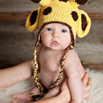 pdf giraffe crochet hat pattern 0-3 month only-luulla